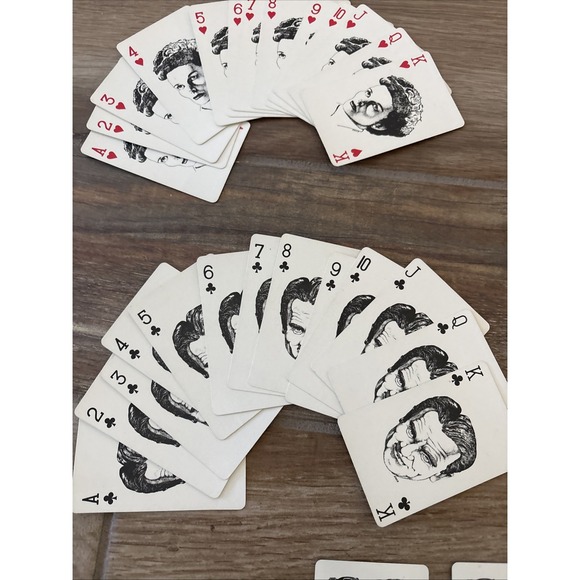 VTG Cinema Actors Playing Cards WVLV 18 Milwaukee‎ Full Set - Picture 3 of 8